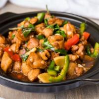 蒜香雞煲 Chicken Stew with Garlic Sauce · 