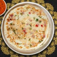 Melt With You Cheese Uttapam  · Savory pan cake made of rice & lentil batter topped off with mixed cheese. Served with chutn...