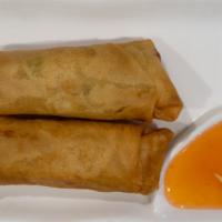 Spring Rolls · Vegetarian. Poached shrimps, lettuce, bean sprouts, mints, sweet basil and noodles wrapped a...