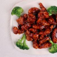 General Tao’s Chicken (fried) · Hot and Spicy.