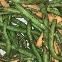 String Beans with Bean Curd · Hot and spicy.