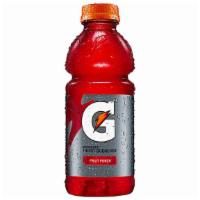 Gatorade: Fruit Punch · The thirst quenching taste of fruit punch to rehydrate and energize without caffeine. 20 oz.