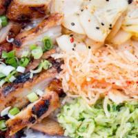 BBQ Chicken · ALL BASE Choices are GF &V (Gluten-Free and Vegan)                       
ALL  BANCHAN Choic...