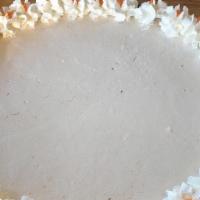 Whole Tiramisu · 10 inch cake. Can be cut into 10-12 slices
+$5 for adding writing on cake