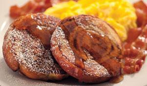 Cinn French Toast Grande · Cinnamon roll french toast with powdered sugar, cinnamon and nutmeg (720 cal).