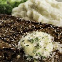 Grill Ny Steak · NEW YORK STRIP STEAK* 10 oz. USDA Choice New York Strip dry-aged 28 days, blackened or grill...