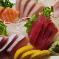 Sashimi Dinner · An assortment of sashimi.
