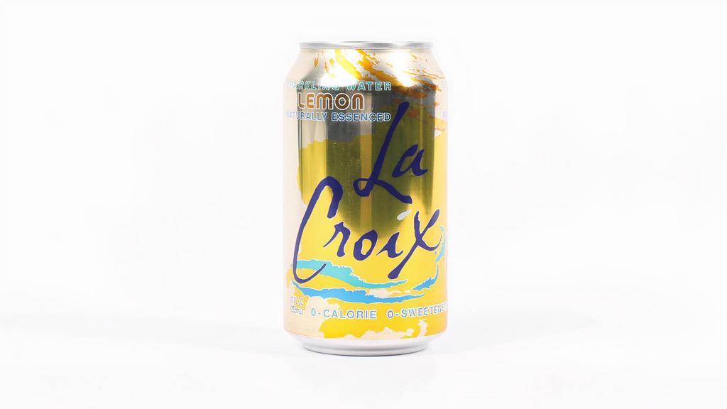 La Croix Lemon · 12 oz can of La Croix's natural lemon flavored sparkling water.