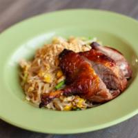 Duck Leg Noodle · With a choice of Chowmein, Pad Thai, or Garlic Noodle