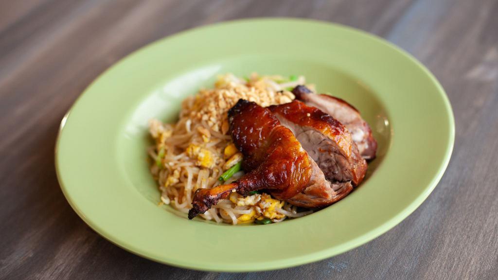 Duck Leg Noodle · With a choice of Chowmein, Pad Thai, or Garlic Noodle
