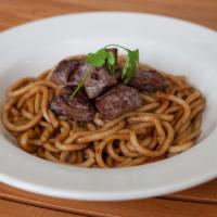 Grilled Beef Tender Noodle · With a choice of Chowmein, Pad Thai, or Garlic Noodle