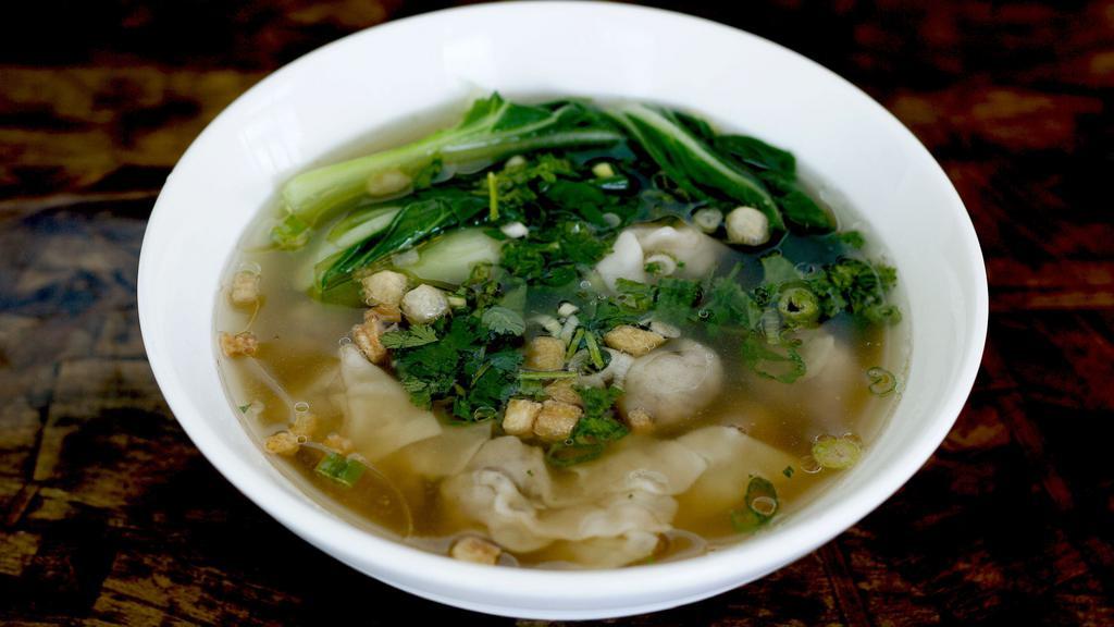Wonton Soup · Wonton dumpling (12 pcs) soup