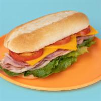Turkey And Ham Sub · Turkey and ham with your choice of toppings on bread.