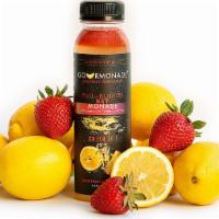 Beymonade · Strawberry puree floats atop our hand-squeezed gourmet lemonade, mingling together to take y...