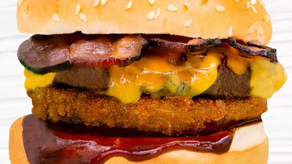 Cowboy Burger · Angus Beef / BBQ Sauce / Cheddar Cheese/ Bacon / Onion Ring