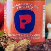 Papalote Chipotle Salsa · Papalote Roasted Tomato Salsa, Chipotle