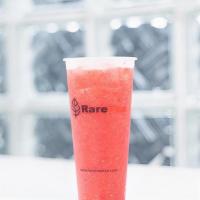 Strawberry Berry · Blended Fresh Strawberry with our Signature Spring Tea.