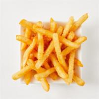 French Fries · 360 cal.
Lightly breaded, crispy and crunchy fry.