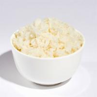 Steamed Rice · 395 cal.
Fluffy, aromatic and freshly steamed jasmine rice.