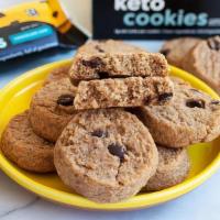 Keto Chocolate Chip Cookies · Made with all paleo and keto friendly ingredients. One serving size (2 cookies) contains onl...