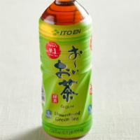Ito En Unsweeted Green Tea (Bottle) · Japanese drink.