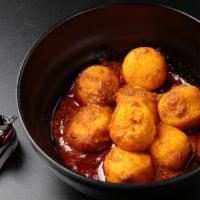 Curry Splash Ballers · Top sellers. 

Curry-braised fishballs.