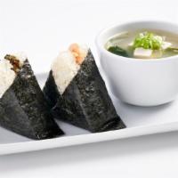 Miso Soup Set · Choose 2 ONIGILLY w/ miso soup