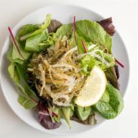 Wakame Seaweed Salad · All natural wakame seaweed with organic mixed greens.