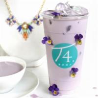 Taro Milk Tea · * No caffeine 
* T4 top drink