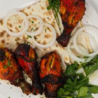 Tandoori Chicken · 3 pieces of bone-in drumstick marinated in Tandoori spice