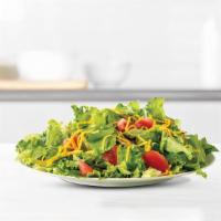 Market Fresh Garden Side Salad · Chopped fresh lettuce with diced tomatoes and shredded cheddar cheese. Served with choice of...