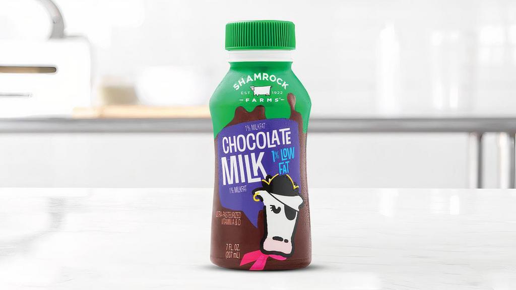 Shamrock Farms® Low-Fat Chocolate Milk · The Trick to chocolate milk is to get just the right amount of chocolate. Too much and it's just too sweet. Too little and you might as well just drink regular milk. We think we've found the perfect balance.