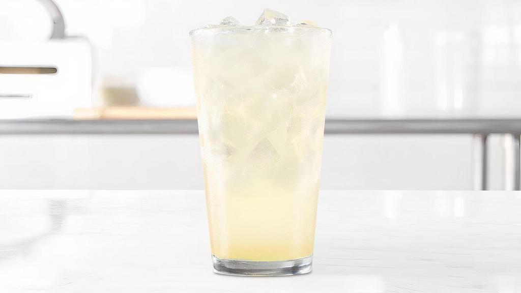 Classic Market Fresh Lemonade · The perfect mix of water, pure lemon juice, and cane sugar.