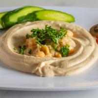 Half Pint Hummus · Vegan chick pea and tahini spread dip