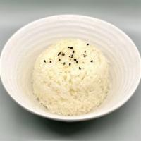 Steamed Rice · Vegetarian, gluten-free.