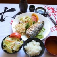 Saba Shioyaki · Grilled mackerel.