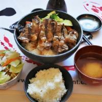 Chicken Teri Donburi (Chicken Teri & Vege Over Rice) · 