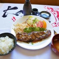 Beef Teriyaki · New York steak with teriyaki sauce