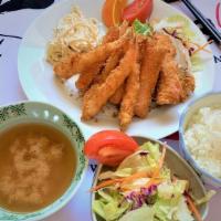 Seafood Combo · Deep- fried combination of fish & shrimp