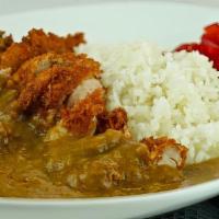 Ebi Curry · Curry  rice with fried shrimp