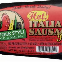 Hot! Italian Sausage Rolls · Net Wt. 16 Oz. (1 Lb.).