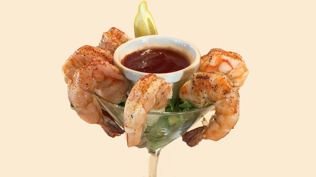 Prawn Cocktail · 4  jumbo prawns served with traditional cocktail sauce and lemon wedges.