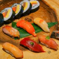 Sushi combo · 7pcs assorted nigiri with futomaki, (no substitutions)
