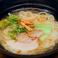 Kemuri Udon · Super flavorful OxTail broth with Inaniwa style thin Udon noodle & Chashu