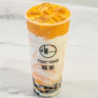 Brulee Thai Milk Tea w/Boba · 