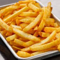 Seasoned Fries · Hand cut kennebec fries.