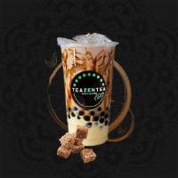 Creme Brulee Brown Sugar · Our famous brown sugar milk tea paired with house-made creme brulee..