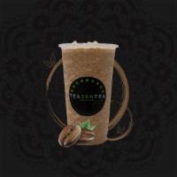 Ice Blended Coffee · Vietnamese dripped coffee with non-dairy milk and blended to keep it cold longer.
