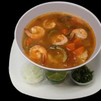 Caldo de Camaron · Shrimp Soup