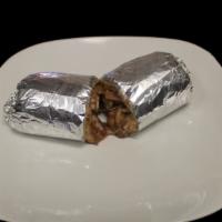 Kids Burrito · Rice, Beans, Cheese, and Sour Cream